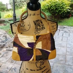 Authentic GUCCI PATCHWORK BAMBOO BAG